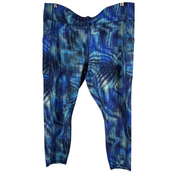 Lululemon Invigorate High-Rise Tight 25" Foil Shapeshifter Blue Multi Sz 20 EUC - Picture 4 of 12